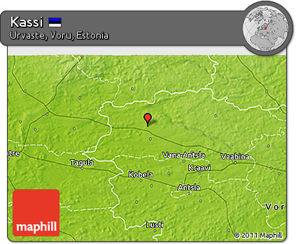 Physical 3D Map of Kassi