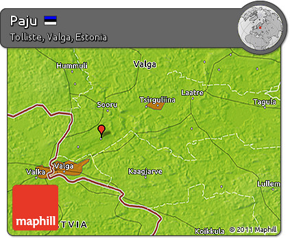 Physical 3D Map of Paju
