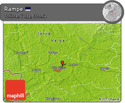 Physical 3D Map of Rampe