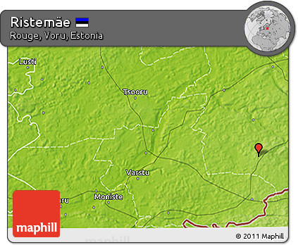 Physical 3D Map of Ristemäe