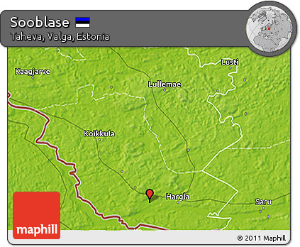 Physical 3D Map of Sooblase