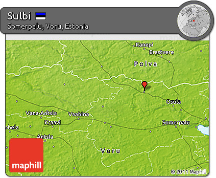 Physical 3D Map of Sulbi