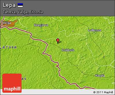 Physical 3D Map of Lepa