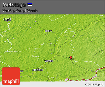 Physical 3D Map of Metstaga