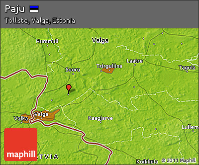 Physical 3D Map of Paju