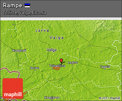 Physical 3D Map of Rampe