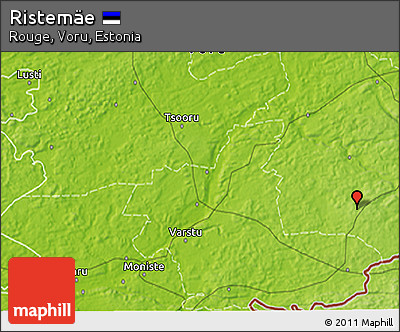 Physical 3D Map of Ristemäe