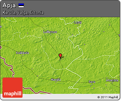 Physical 3D Map of Apja
