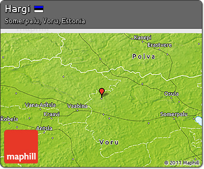 Physical 3D Map of Hargi