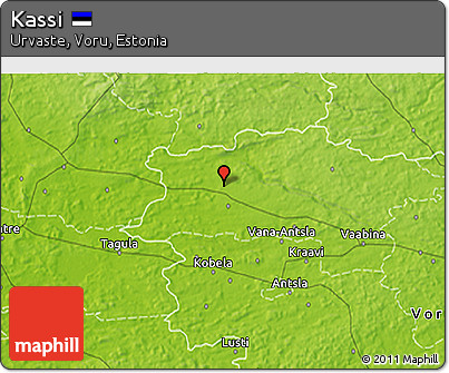 Physical 3D Map of Kassi