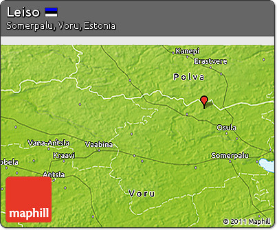 Physical 3D Map of Leiso