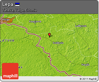 Physical 3D Map of Lepa