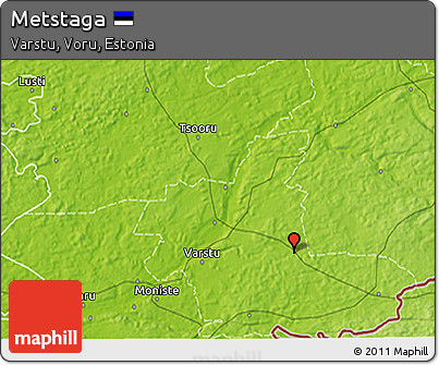 Physical 3D Map of Metstaga