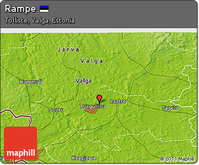 Physical 3D Map of Rampe