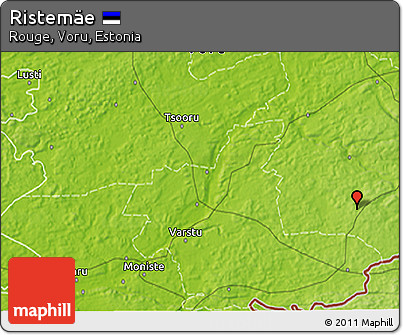 Physical 3D Map of Ristemäe