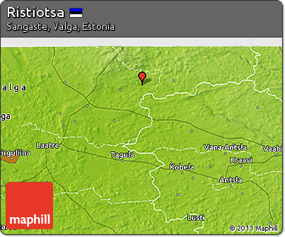 Physical 3D Map of Ristiotsa