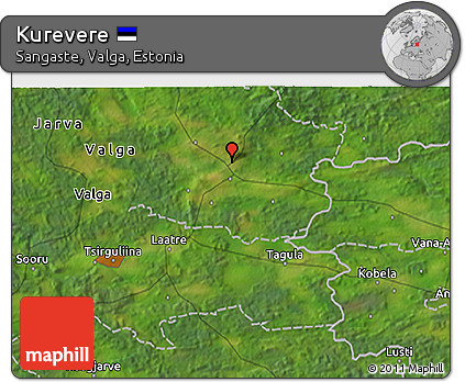Satellite 3D Map of Kurevere
