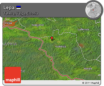 Satellite 3D Map of Lepa