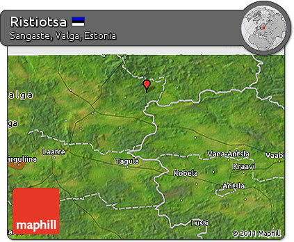 Satellite 3D Map of Ristiotsa