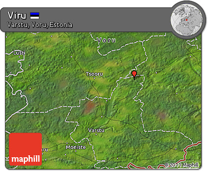 Satellite 3D Map of Viru