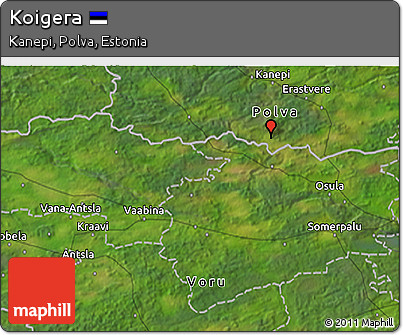 Satellite 3D Map of Koigera