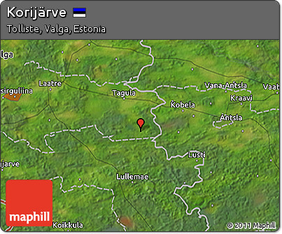 Satellite 3D Map of Korijärve