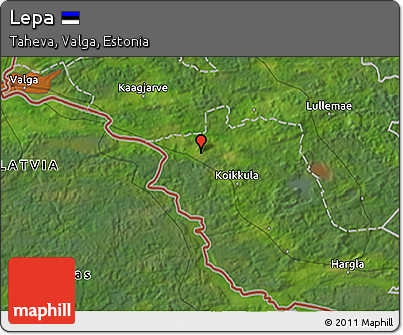 Satellite 3D Map of Lepa
