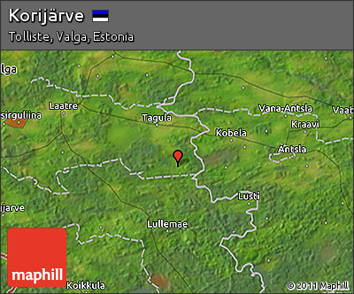 Satellite 3D Map of Korijärve