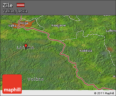 Satellite 3D Map of Zīle