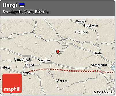 Shaded Relief 3D Map of Hargi