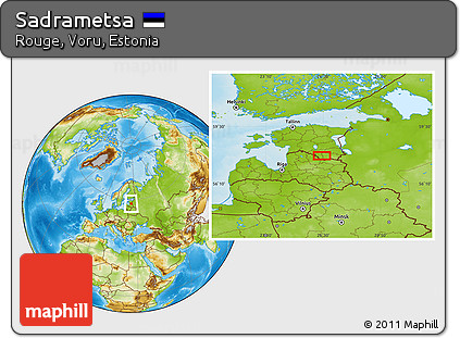 Physical Location Map of Sadrametsa