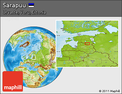Physical Location Map of Sarapuu