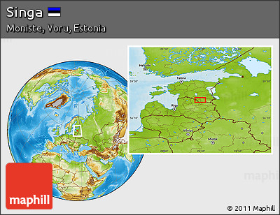 Physical Location Map of Singa