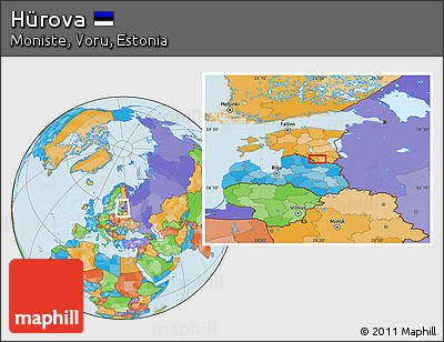 Political Location Map of Hürova
