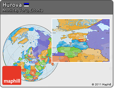 Political Location Map of Hürova