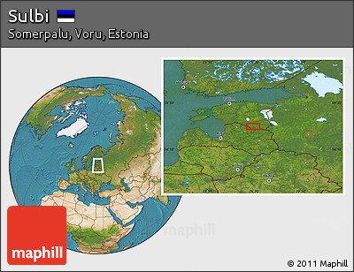Satellite Location Map of Sulbi