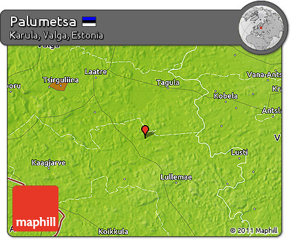 Physical Map of Palumetsa