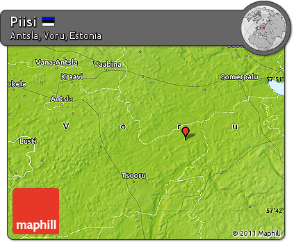 Physical Map of Piisi