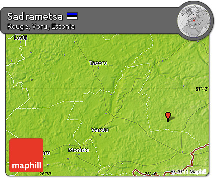 Physical Map of Sadrametsa