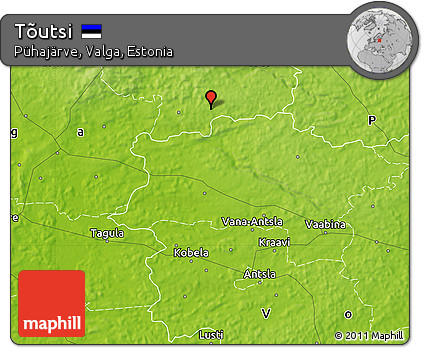 Physical Map of Tõutsi