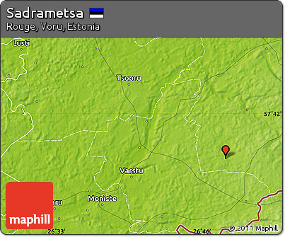 Physical Map of Sadrametsa