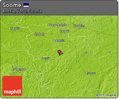 Physical Map of Soome