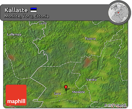 Satellite Map of Kallaste