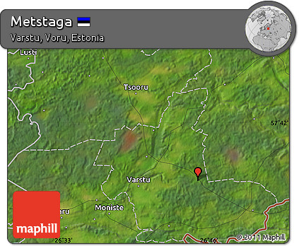 Satellite Map of Metstaga