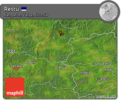 Satellite Map of Restu