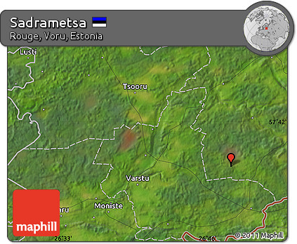 Satellite Map of Sadrametsa