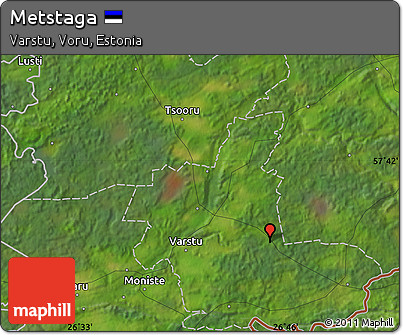 Satellite Map of Metstaga