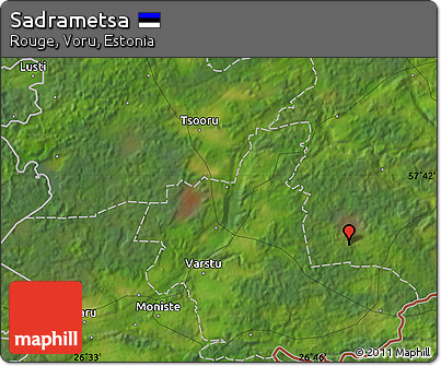 Satellite Map of Sadrametsa