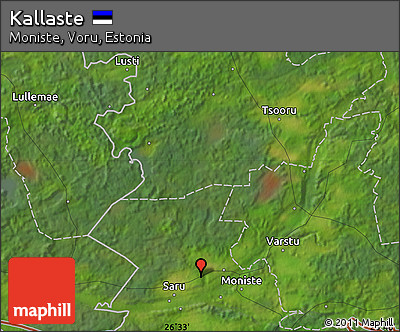 Satellite Map of Kallaste