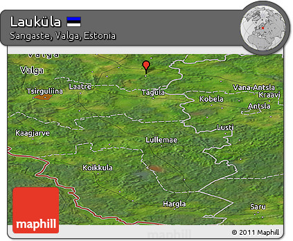 Satellite Panoramic Map of Lauküla